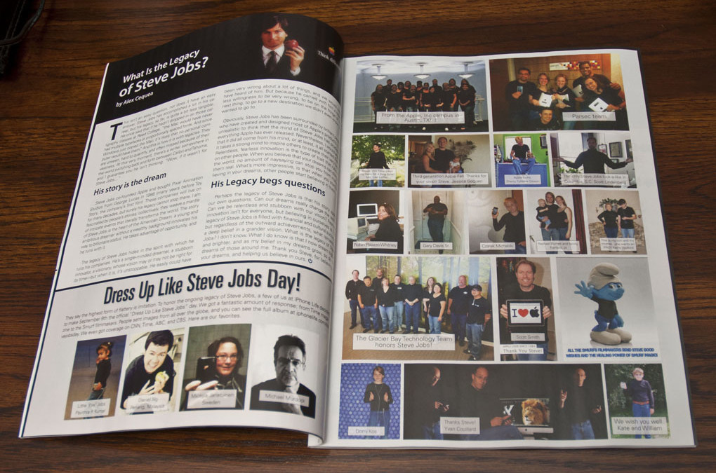 Scott Smith in iPhone Life Magazine – Dress Up Like Steve Jobs Day